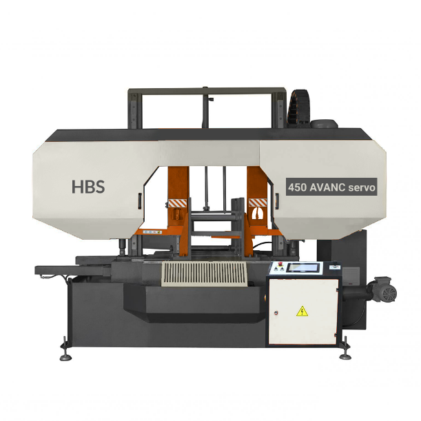 Автоматический двухколонный ленточнопильный станок HBS-450AV ANC servo