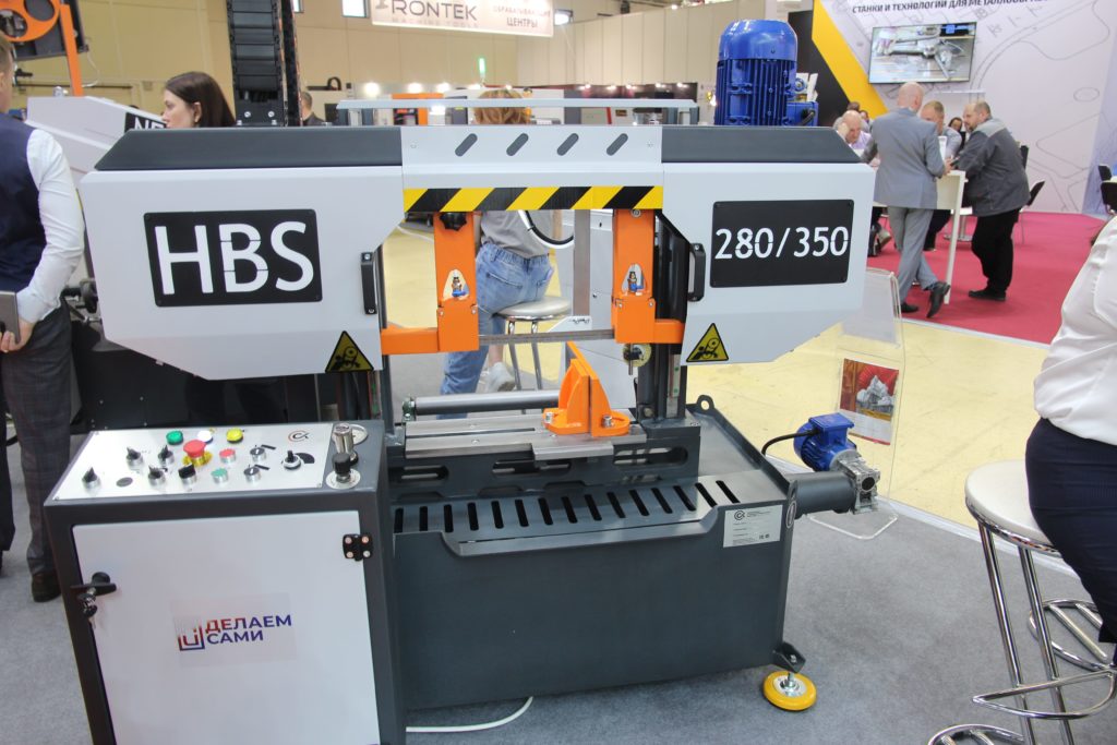 Двухколонный полуавтоматический ленточнопильный станок HBS-350/500