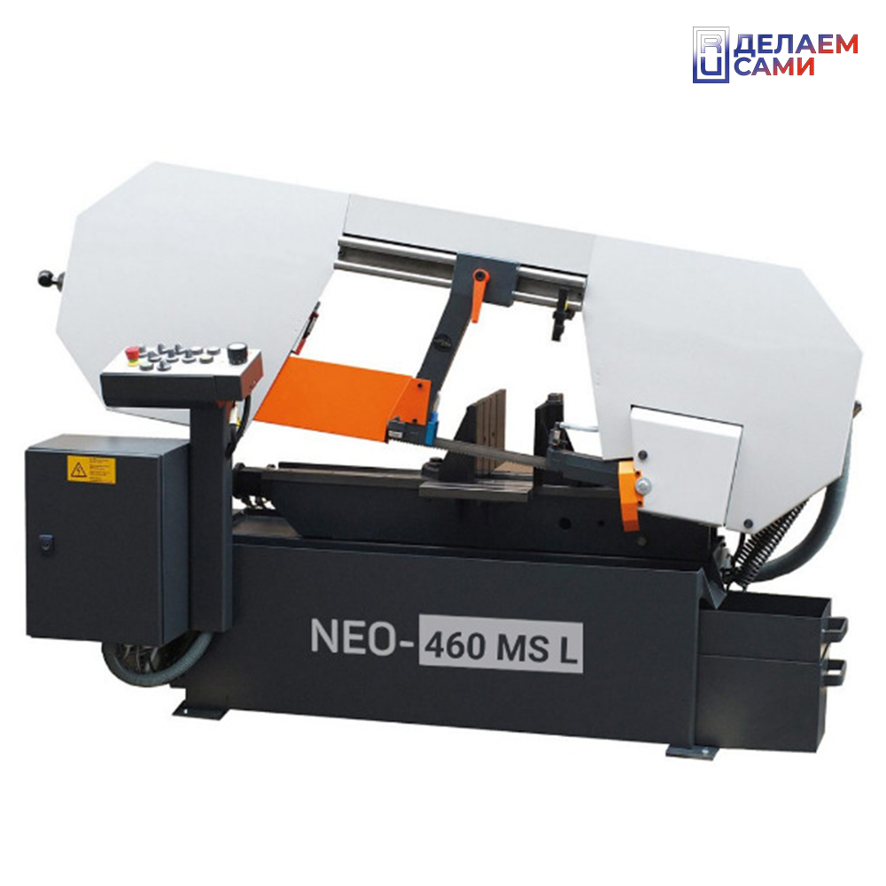 Консольный полуавтоматический ленточнопильный станок NEO-460MS (L)