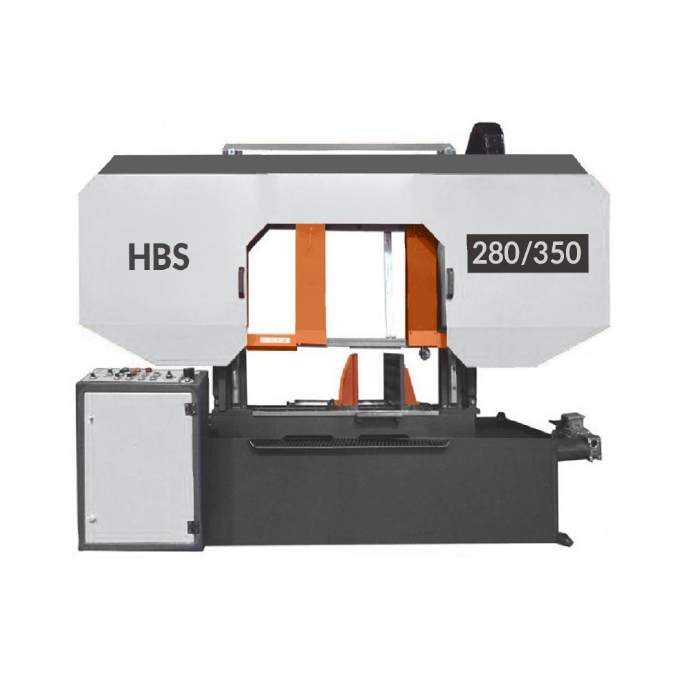 Двухколонный полуавтоматический ленточнопильный станок HBS-280/350